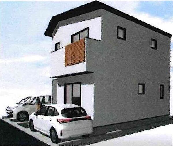 建物プラン例（外観パース)