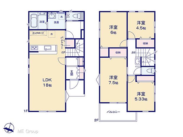 ◆4号棟◆〜Floor plan〜 図面と異なる場合は現況を優先