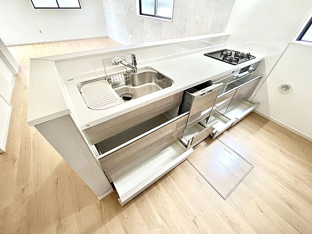 ◆3号棟◆使いやすさを優先したスライド式収納タイプ!