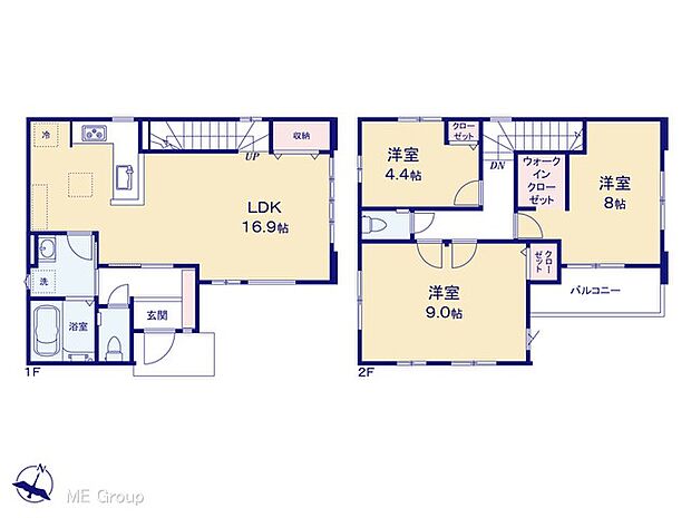◆3号棟◆〜Floor plan〜 図面と異なる場合は現況を優先