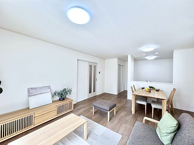 住む方の個性が引き出される、インテリアを考えるのが楽しみなリビングです!