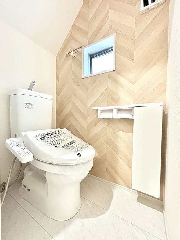 トイレは1階と2階それぞれに配置されていてとても便利です。 