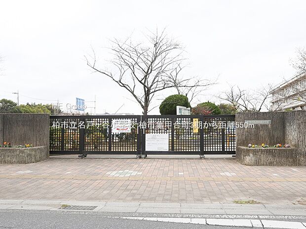小学校 550m 柏市立名戸ヶ谷小学校