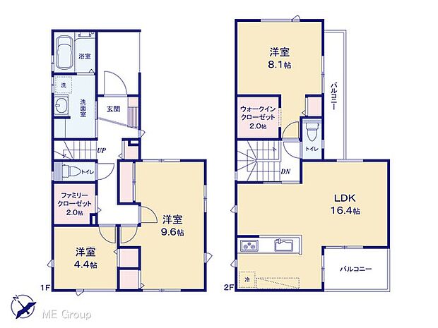 〜Floor plan〜  図面と異なる場合は現況を優先致します。