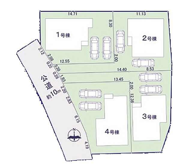 〜Plot map〜　図面と異なる場合は現況を優先
