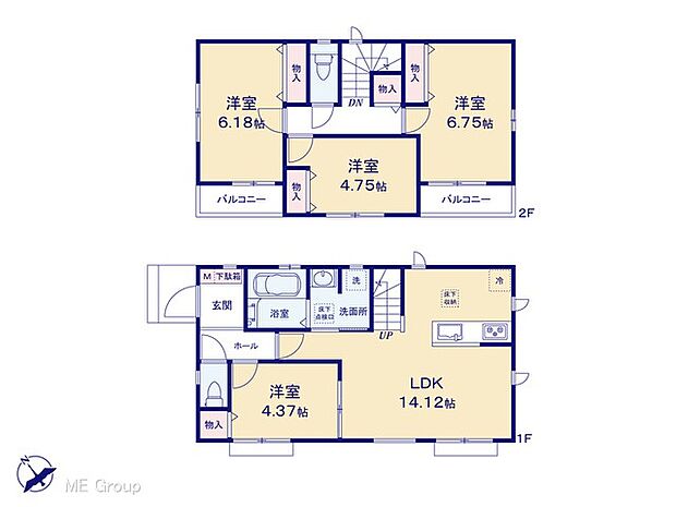 ◆A号棟◆~Floor plan~ 図面と異なる場合は現況を優先