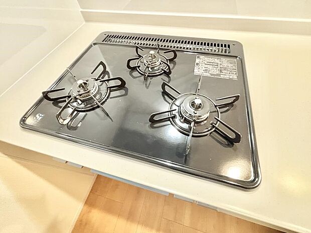 ◆A号棟◆三口ガスコンロでお料理が一気にはかどりそう