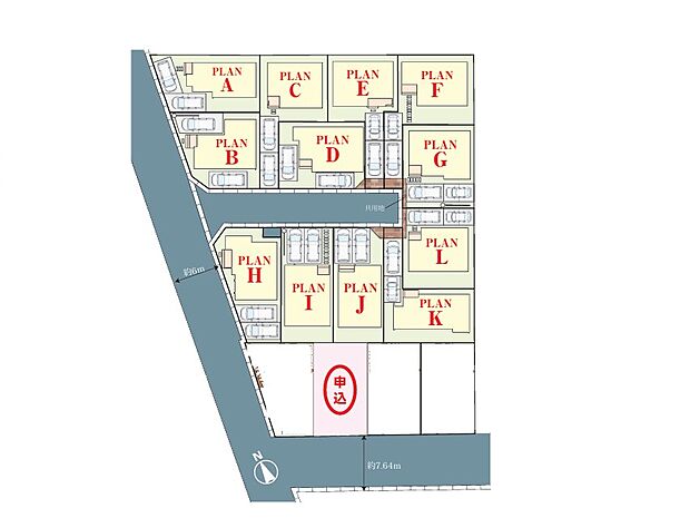 〜Plot map〜　図面と異なる場合は現況を優先致します。