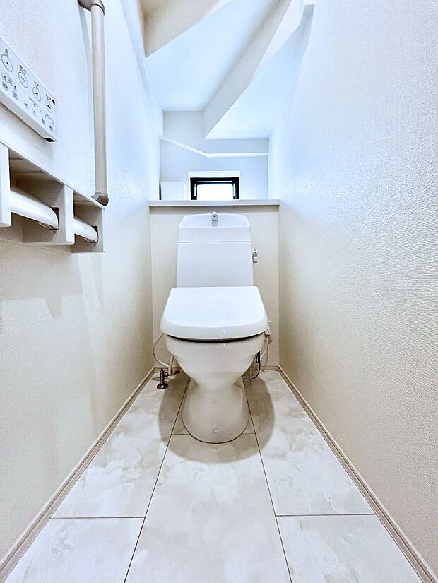 トイレは1階と2階それぞれに配置されていてとても便利です。 