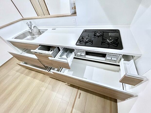 ◆2号棟◆使いやすさを優先したスライド式収納タイプ!