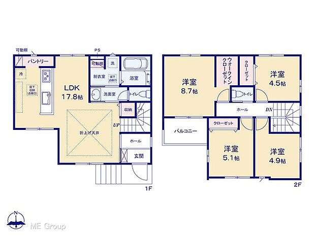 〜Floor plan〜 図面と異なる場合は現況を優先