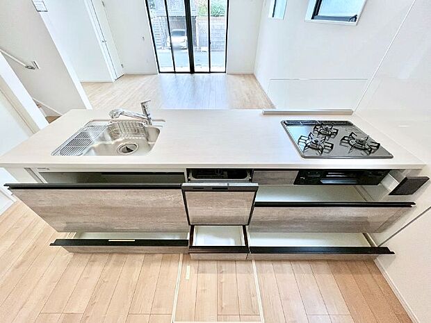 ◆1号棟◆使いやすさを優先したスライド式収納タイプ!