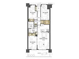 間取図画像 3LDK