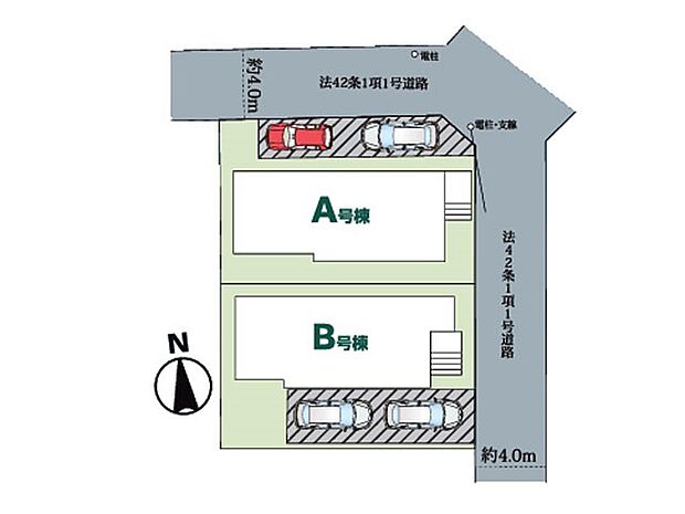 〜Plot map〜　図面と異なる場合は現況を優先