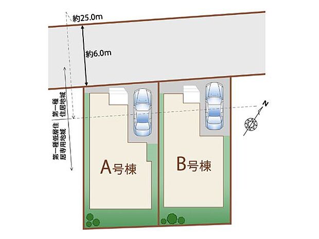 〜Plot map〜　図面と異なる場合は現況を優先