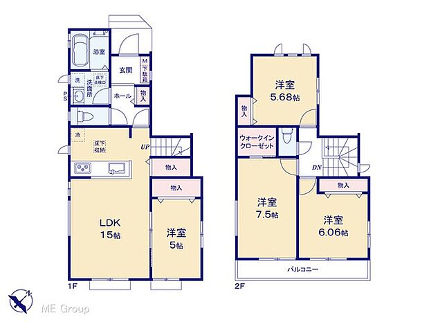 ◆A号棟◆〜Floor plan〜　図面と異なる場合は現況を優先