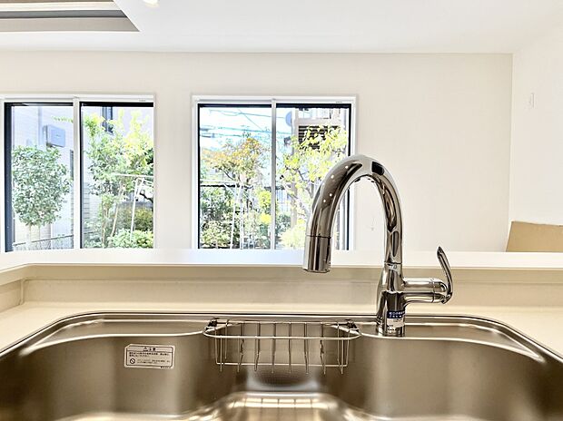 ◆2号棟◆いつもピカピカにしておきたいキッチン水栓      