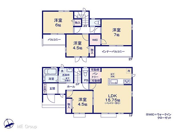 ◆Ｃ号棟◆〜Floor plan〜  図面と異なる場合は現況を優先致します。