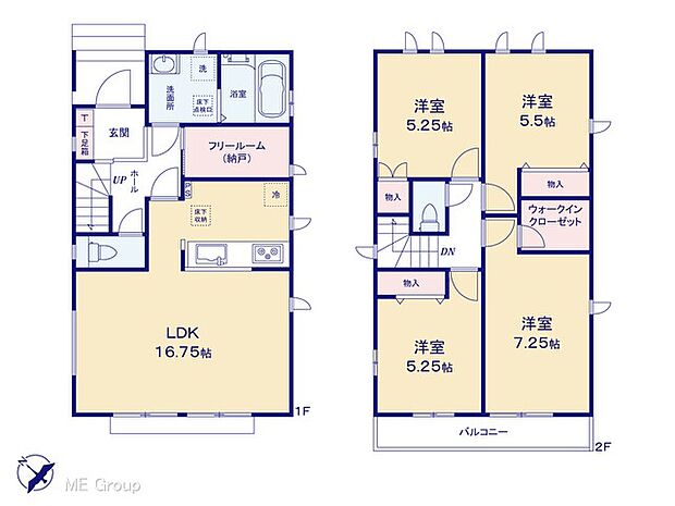 ◆2号棟◆〜Floor plan〜 図面と異なる場合は現況を優先