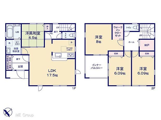 ◆1号棟◆〜Floor plan〜　図面と異なる場合は現況を優先