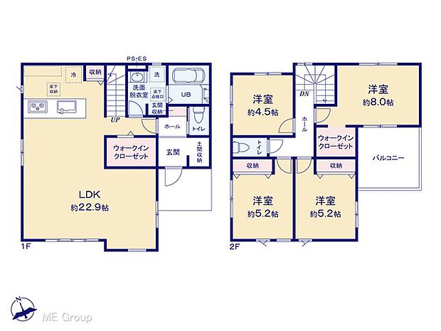 ◆2号棟◆〜Floor plan〜  図面と異なる場合は現況を優先致します