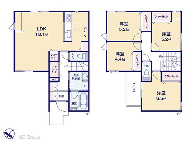 〜Floor plan〜　図面と異なる場合は現況を優先