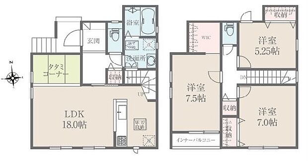 〜Floor plan〜  図面と異なる場合は現況を優先致します。