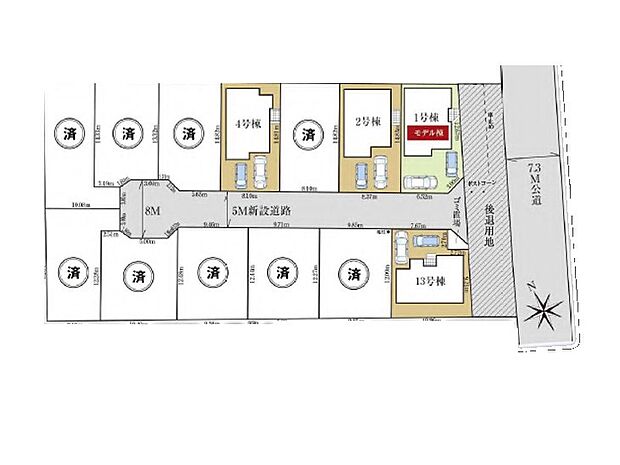 〜Plot map〜　図面と異なる場合は現況を優先