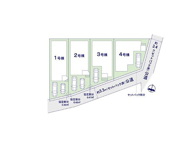〜Plot map〜　図面と異なる場合は現況を優先