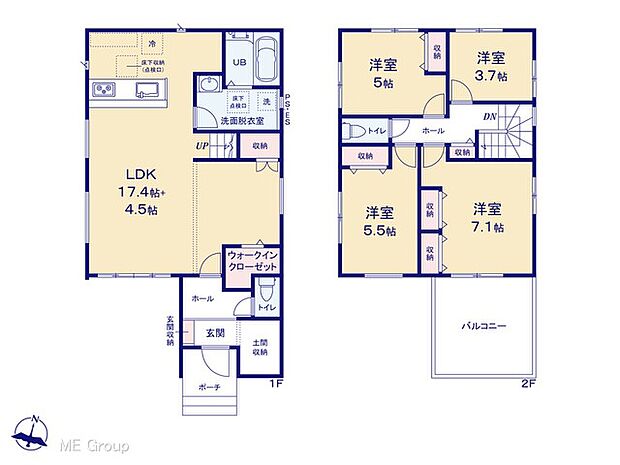 ◆3号棟◆〜Floor plan〜　図面と異なる場合は現況を優先