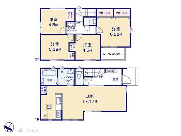 ◆1号棟◆~Floor plan~ 図面と異なる場合は現況を優先