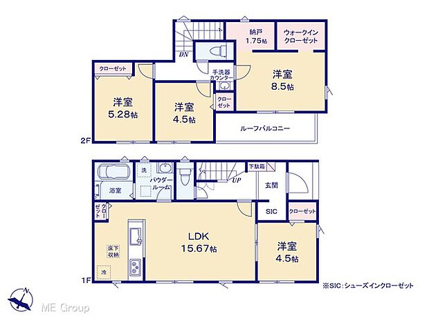 ◆4号棟◆~Floor plan~ 図面と異なる場合は現況を優先