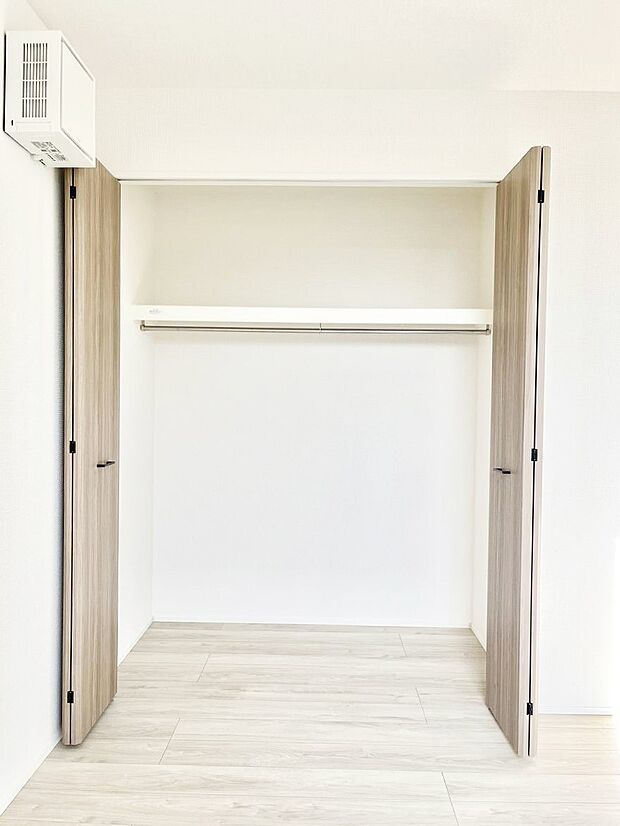 収納力あるクローゼット