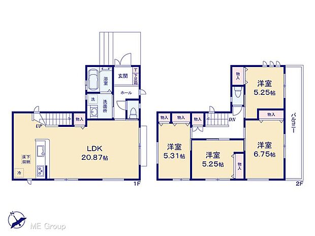 〜Floor plan〜 図面と異なる場合は現況を優先
