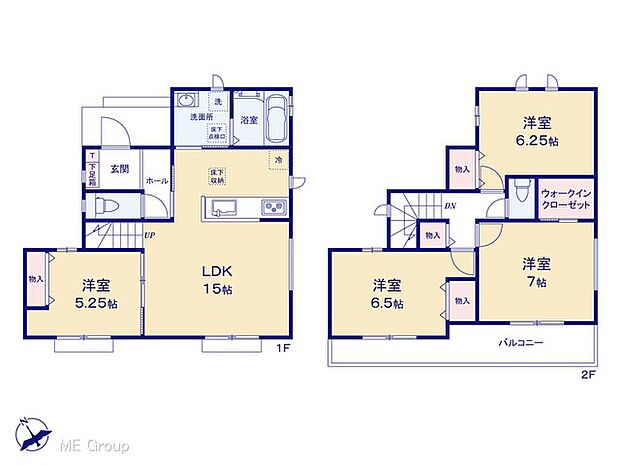 ◆B号棟◆〜Floor plan〜　図面と異なる場合は現況を優先