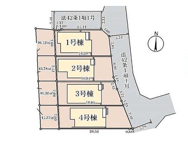 〜Plot map〜 図面と異なる場合は現況を優先致します。