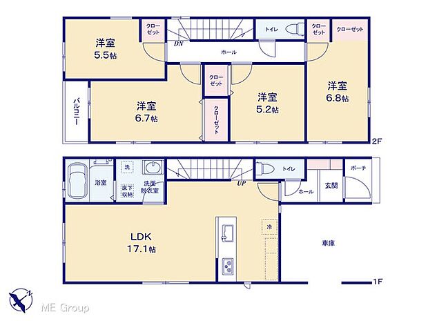 〜Floor plan〜 図面と異なる場合は現況を優先