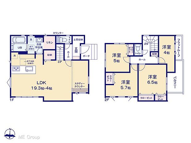 〜Floor plan〜  図面と異なる場合は現況を優先致します。