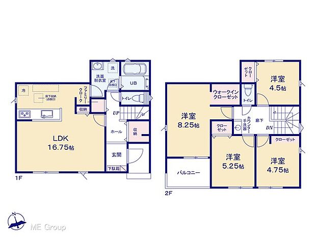 ◆2号棟◆〜Floor plan〜 図面と異なる場合は現況を優先