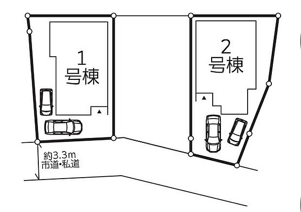 〜Plot map〜　図面と異なる場合は現況を優先