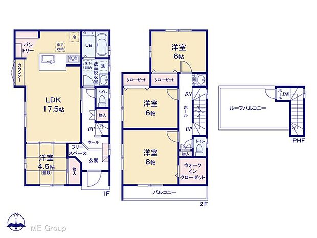 ◆1号棟◆〜Floor plan〜　図面と異なる場合は現況を優先