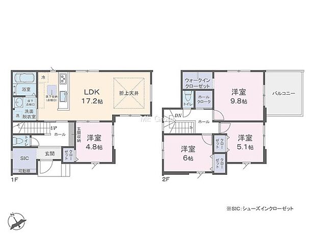 ~Floor plan~ 図面と異なる場合は現況を優先致します。