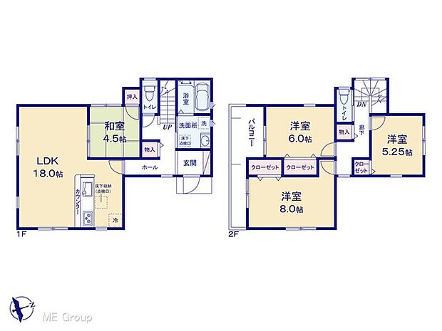 ◆5号棟◆〜Floor plan〜　図面と異なる場合は現況を優先