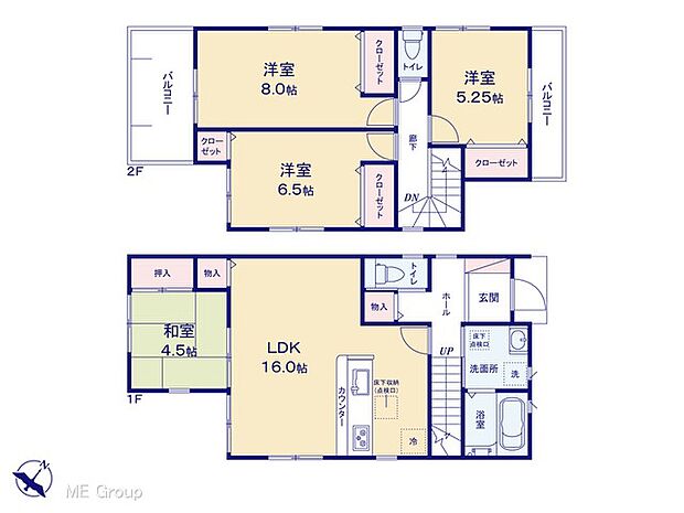 ◆4号棟◆~Floor plan~ 図面と異なる場合は現況を優先