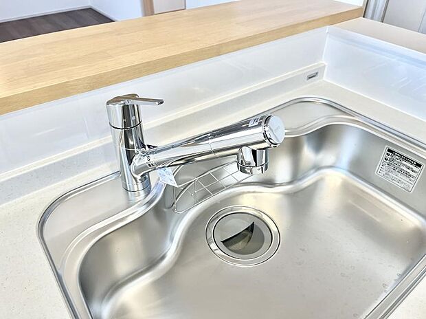 ◆3号棟◆浄水器一体型のキッチンで洗い物用・料理用と切り替え簡単!