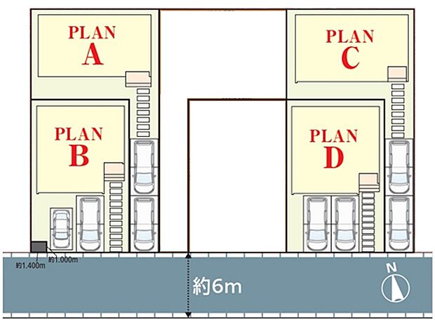 〜Plot map〜　図面と異なる場合は現況を優先