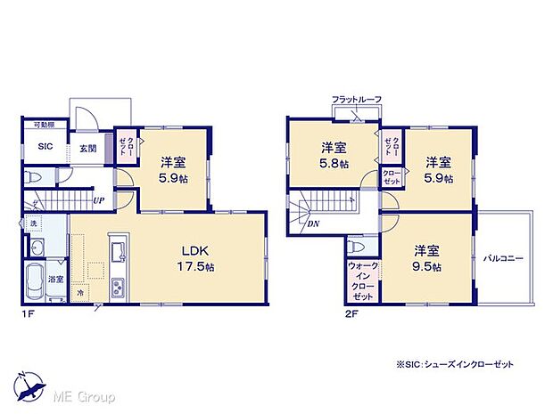 〜Floor plan〜　図面と異なる場合は現況を優先