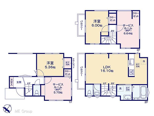 ◆1号棟◆〜Floor plan〜　図面と異なる場合は現況を優先