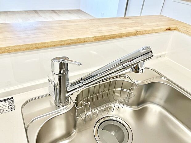 ◆3号棟◆浄水器一体型のキッチンで洗い物用・料理用と切り替え簡単!