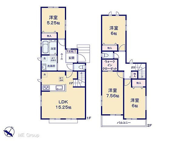◆A号棟◆〜Floor plan〜　図面と異なる場合は現況を優先